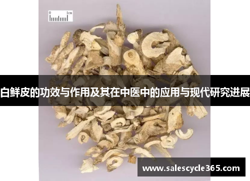 白鲜皮的功效与作用及其在中医中的应用与现代研究进展